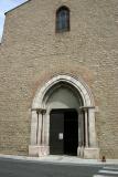Eglise Sainte-Eulalie de Millas - Facade ouest : entrée.