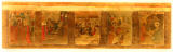 Eglise Sainte-Eulalie de Millas - Vie de la Vierge. Prédelle d'un retable disparu. Tempera sur bois. 5 tableaux - milieu XVe.