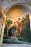 Eglise Notre-Dame de Néfiach - Chapelle de Saint Sébastien : Peinture murale.