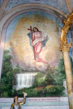 Eglise Notre-Dame de Néfiach - Chapelle de Saint Sébastien : Peinture murale.