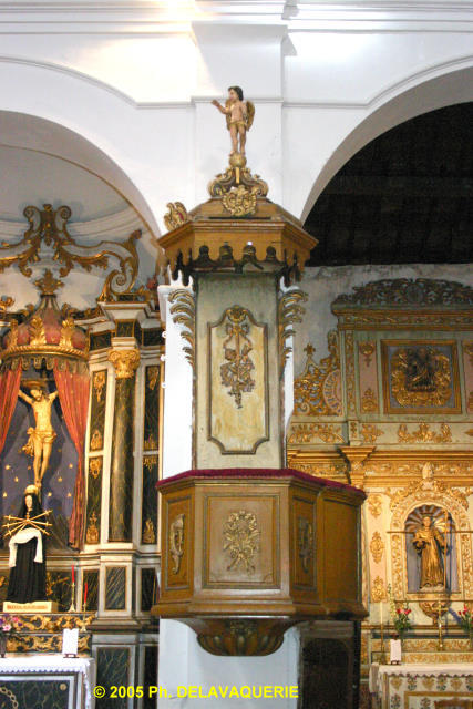 Eglise Notre-Dame de Néfiach - Chaire