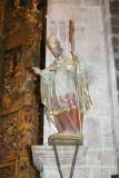 Eglise Saint Pierre de Prades - Choeur : statue.