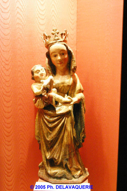Trésor de l'église Saint Pierre de Prades - Vierge gothique (XVe).