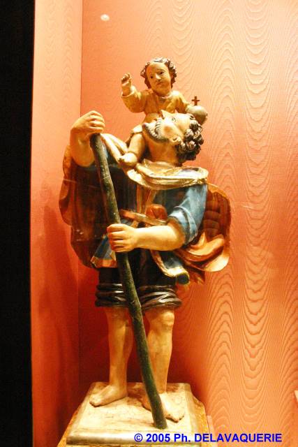 Trésor de l'église Saint Pierre de Prades - St Christophe (XVIIIe).