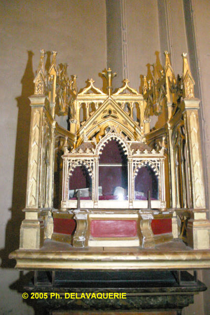 Trésor de l'église Saint Pierre de Prades - Chapelle St Benoit : reliquaire.