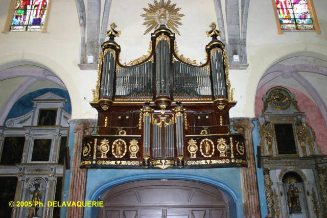 Eglise Saint André de Rivesaltes - Orgue construit par le fréres Grinda (XIXe).
