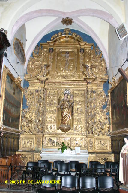 Eglise Saint André de Rivesaltes - Chapelle du Rosaire (XVIIe).