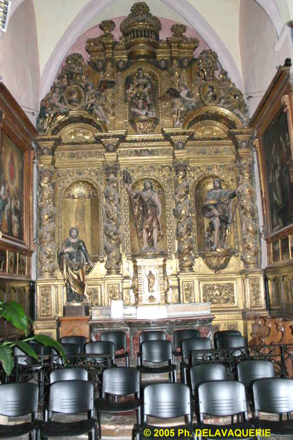 Eglise Saint André de Rivesaltes - Chapelle Saint Jean-Baptiste (fin XVIIe).
