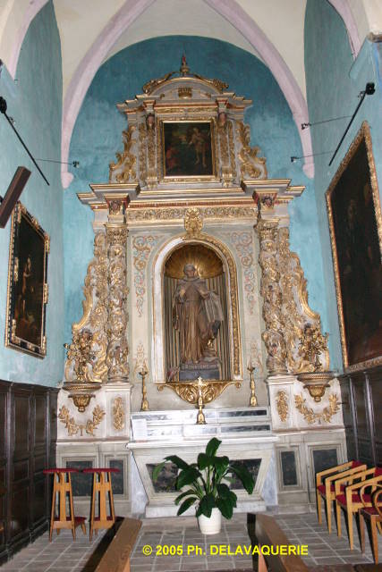 Eglise Saint André de Rivesaltes - Chapelle Saint Boneaventure (XVIIIe).