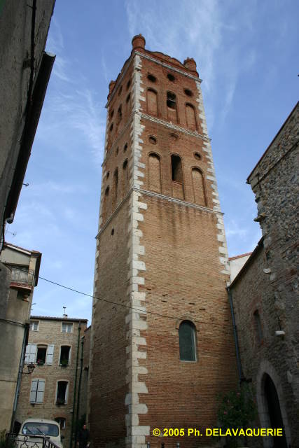 Eglise Saint André de Rivesaltes - Clocher.