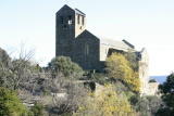 Prieuré de Serrabona - Le monastère : façade Ouest et Sud.