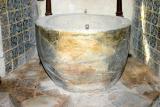 Prieuré de la Salvetat de St Féliu d'Amont - Fond baptismaux du XVIIe siècle.