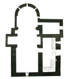 Prieuré de la Salvetat de St Féliu d'Amont - Plan du lieu
