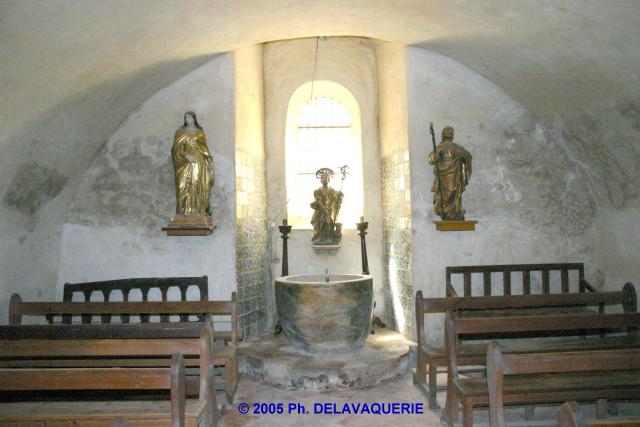 Prieuré de la Salvetat de St Féliu d'Amont - Fond de la nef.