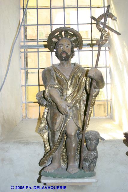 Prieuré de la Salvetat de St Féliu d'Amont - Statue.