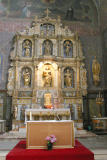 Eglise Saint André de St Féliu d'Avall - Choeur : Retable du XVIIe.
