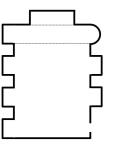 Eglise Saint André de St Féliu d'Avall - Plan du lieu