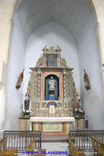 Eglise Saint André de St Féliu d'Avall - Chapelle de Saint François Xavier.