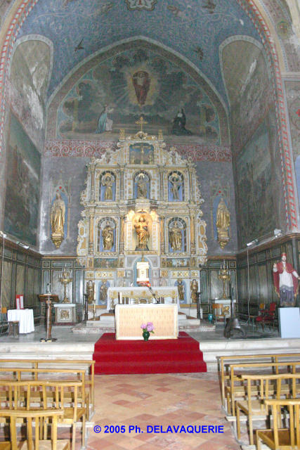 Eglise Saint André de St Féliu d'Avall - Choeur