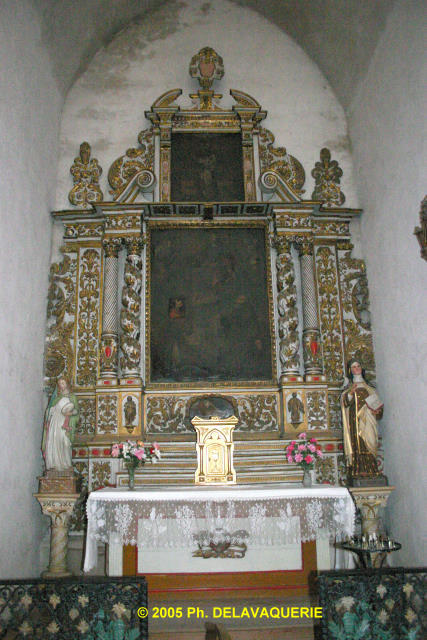 Eglise Saint André de St Féliu d'Avall - Chapelle de Ste Lucie du XVIIe.