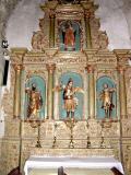 Eglise Saint-Michel de Saint-Genis des Fontaines - Retable du XVIII ème dédié à St Michel.