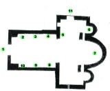 Eglise Saint-Michel de Saint-Genis des Fontaines - Plan du lieu