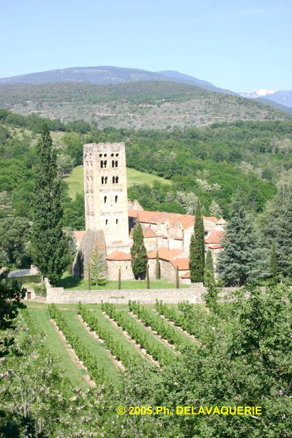 Saint-Michel de Cuxa - Vue d'ensemble.