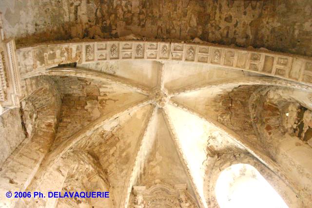 St-Paul de Fenouillet - Abside polygonale : Le plafond.