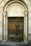 Eglise St-Jacques de Villefranche-de-Conflent - Extérieur : Ancienne porte.