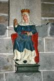 Eglise St-Jacques de Villefranche-de-Conflent - Statue accrochée à un pilier.