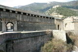 Villefranche-de-Conflent - Extérieur : Tour de la porte comtale et la porte de France.