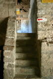 Villefranche-de-Conflent - Remparts : Tour Comptale. Accés au 1er étage.