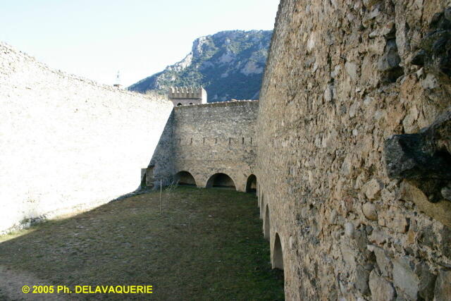 Villefranche-de-Conflent - Remparts : Bastion de la Reine.