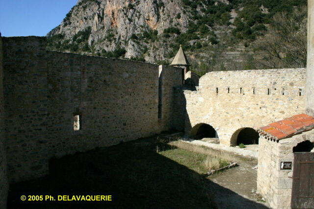 Villefranche-de-Conflent - Remparts : Bastion du Roi.