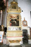 Eglise Saint Julien - Sainte Baselisse de Vina - Retable à tableau pré-baroque (début XVIIe).