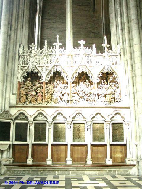 Cathédrale Notre-Dame d'Amiens - Haut relief.