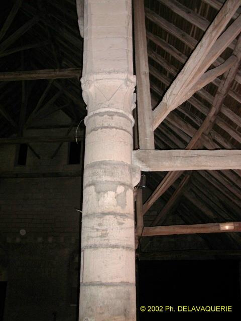 Abbaye de Maubuisson - La grange à dîmes : intérieur.