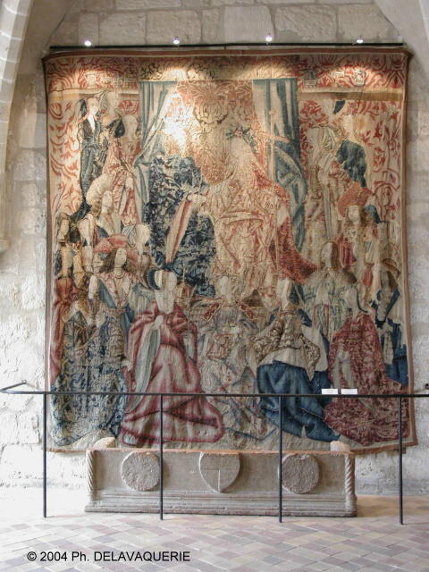 Abbaye de Royaumont - Anciennes cuisines : tapisserie.